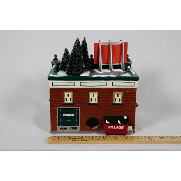 Department 56 Hershey's Chocolate Shop Original Snow Village #54913 Lighted COA - Picture 3 of 13